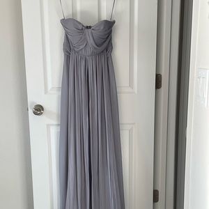 Birdy Grey Small Convertible Light Gray Formal Dress